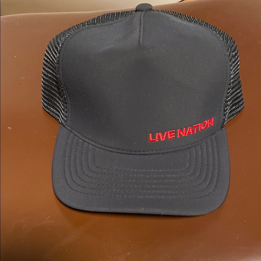 Live Nation Black and Red Cap